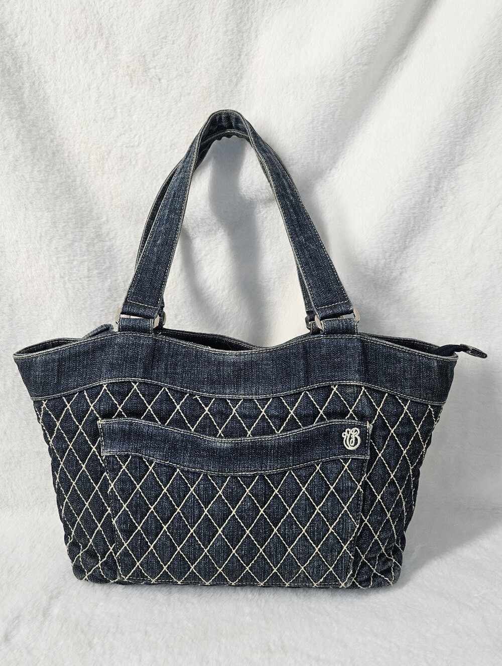 Vera Bradley Quilted Denim Tote Bag